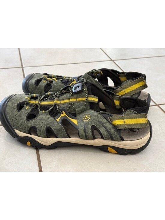 Atika Outdoor Sandals Size 11 Gray Yellow AT-M104-MU Hiking Water Sport Shoes main image 4